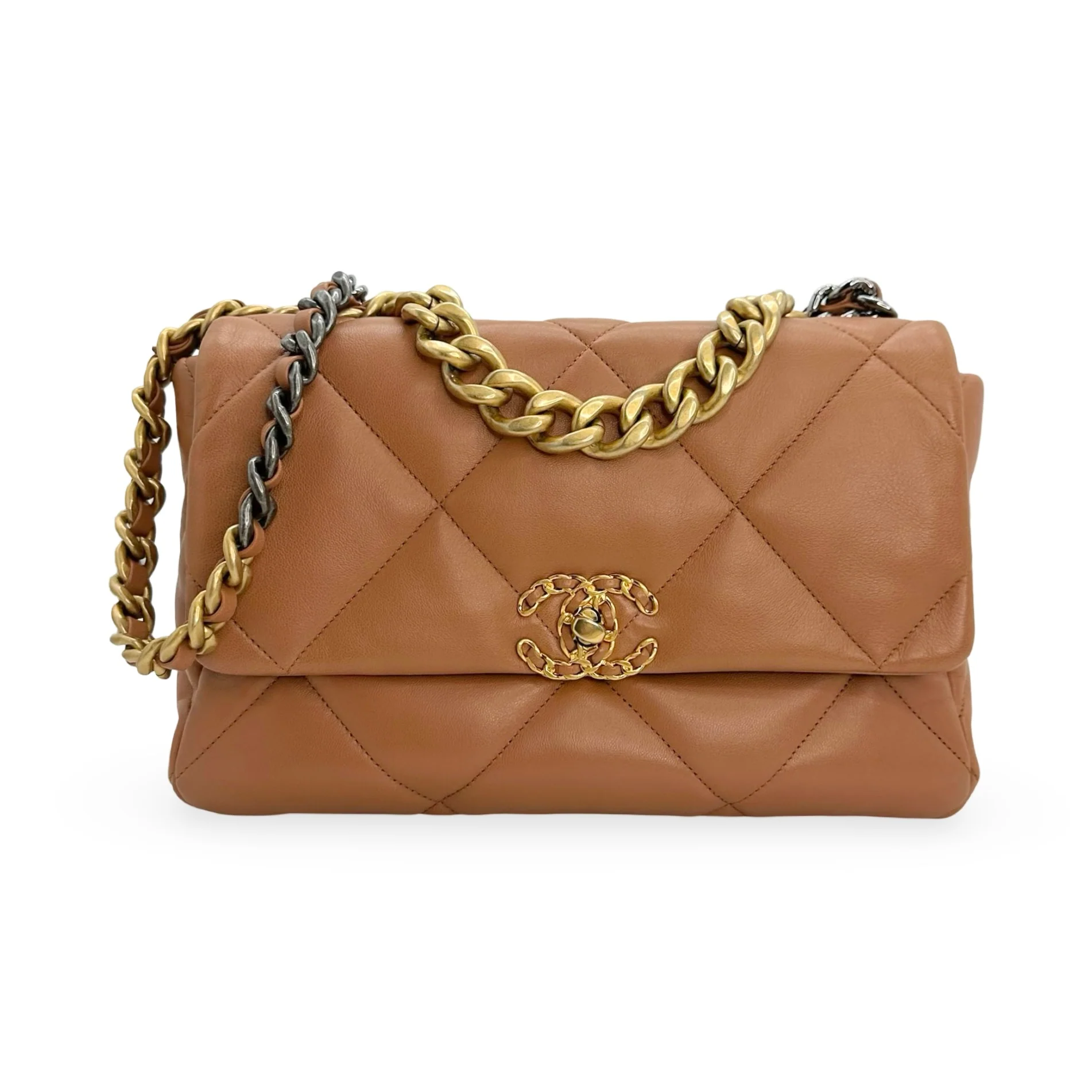 Quilted Lambskin Medium 19 Flap Bag - Image 3