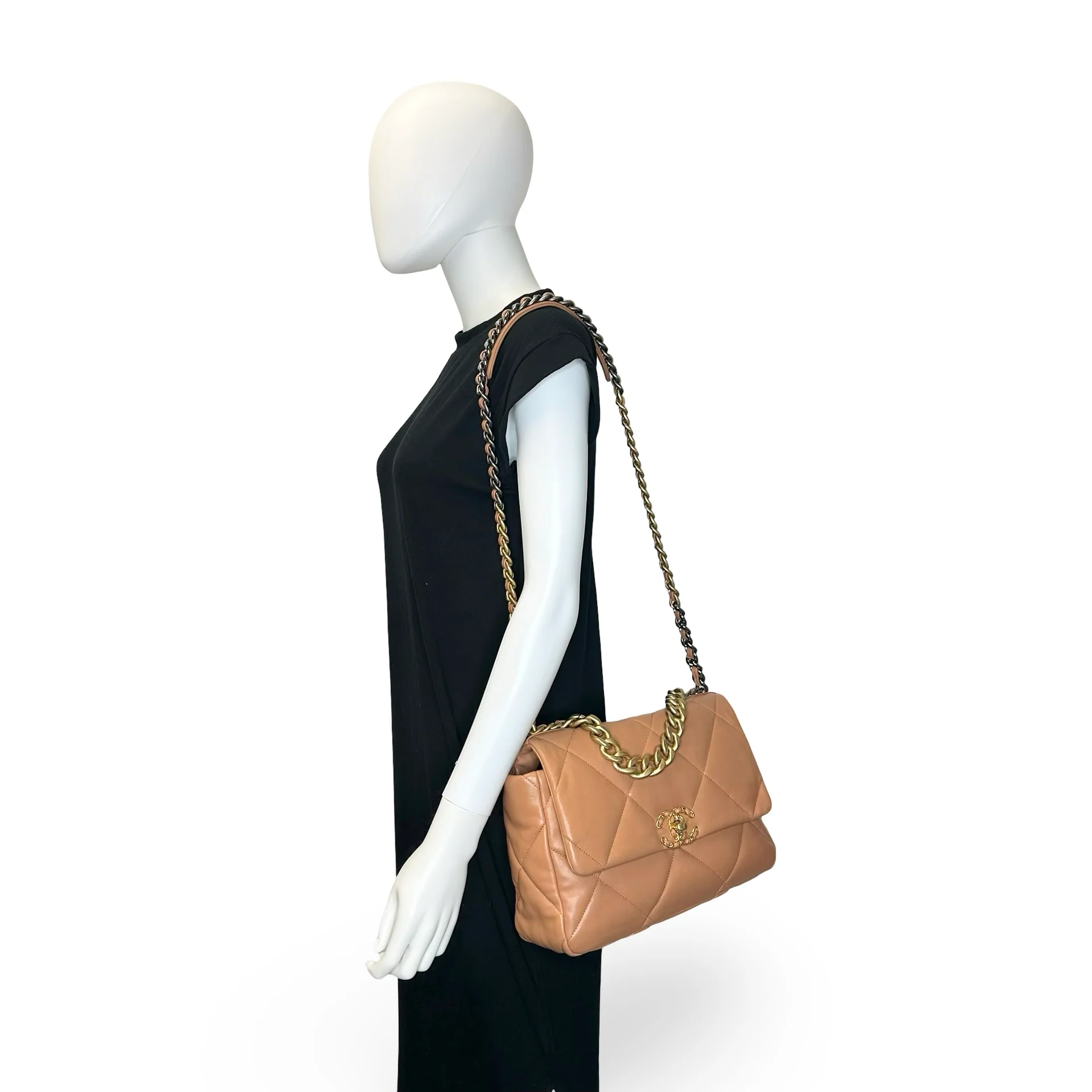 Quilted Lambskin Medium 19 Flap Bag - Image 8