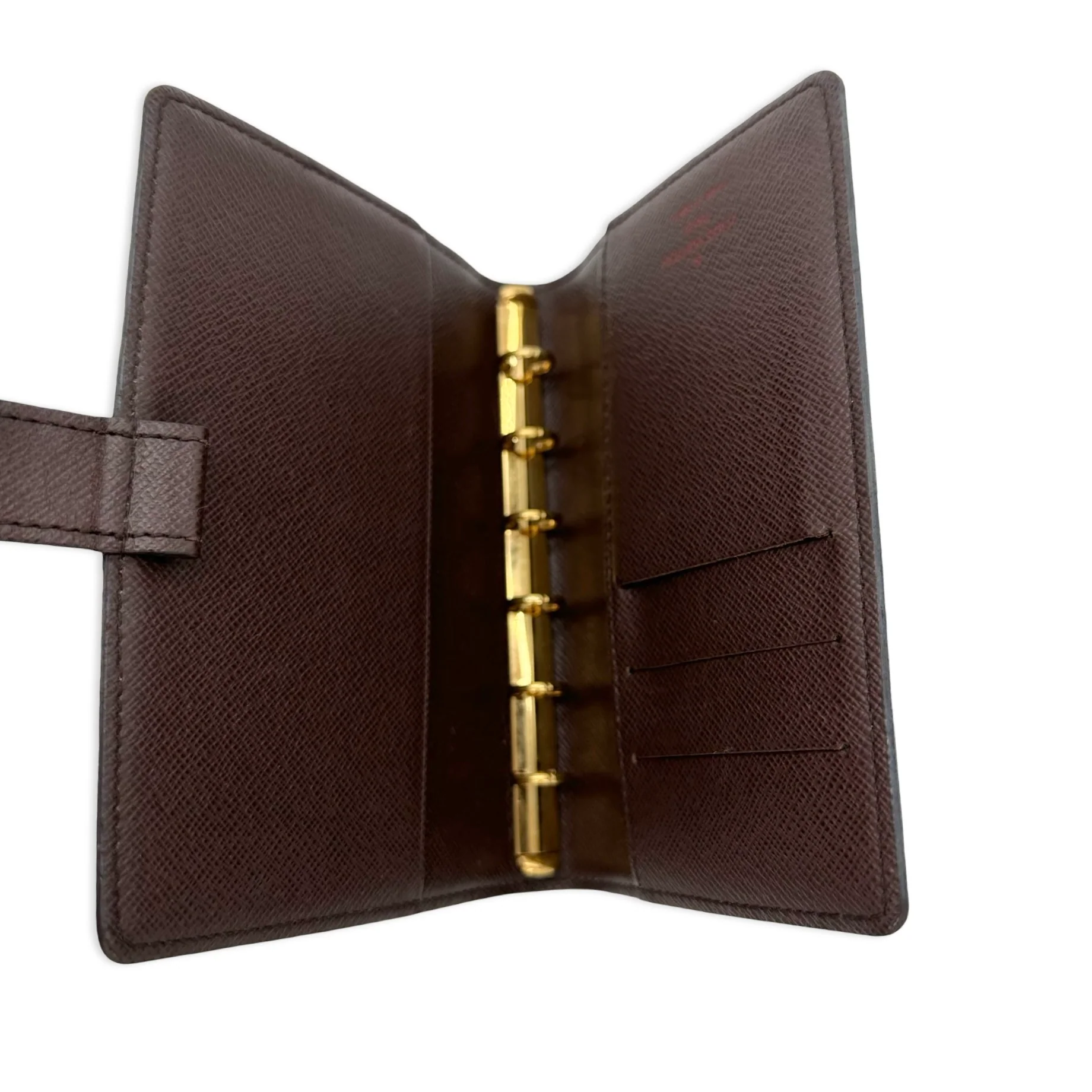 Damier Ebene Small Ring Agenda Cover - Image 6