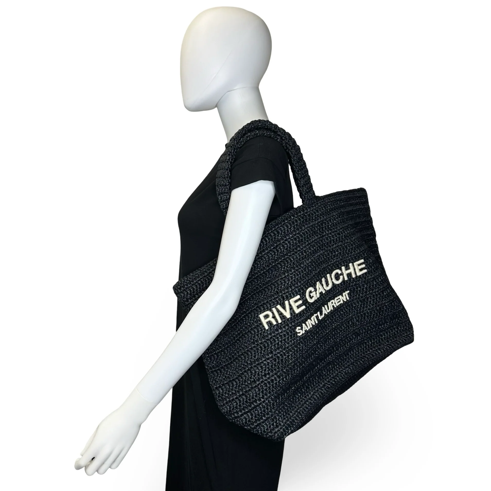 Raffia Rive Gauche Tote - Image 7